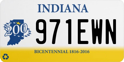 IN license plate 971EWN