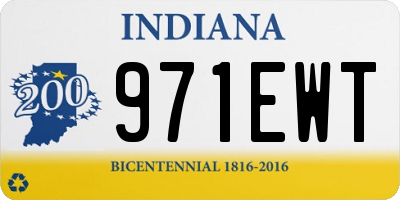 IN license plate 971EWT