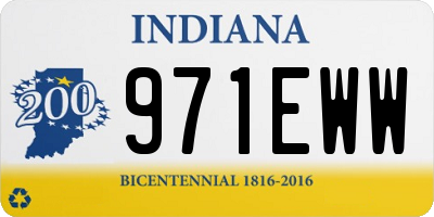 IN license plate 971EWW