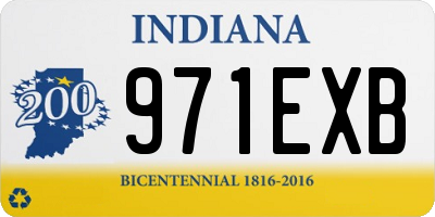 IN license plate 971EXB