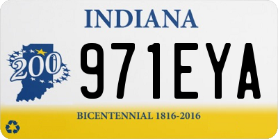 IN license plate 971EYA