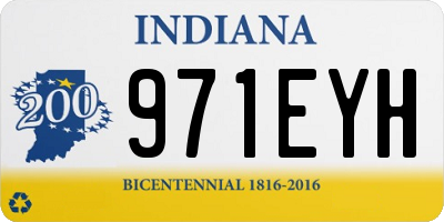 IN license plate 971EYH
