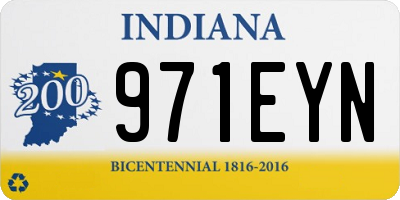 IN license plate 971EYN
