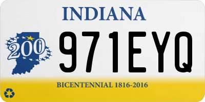 IN license plate 971EYQ