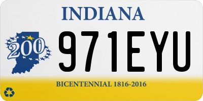 IN license plate 971EYU