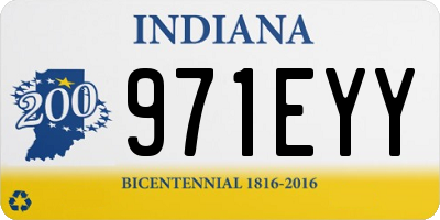 IN license plate 971EYY