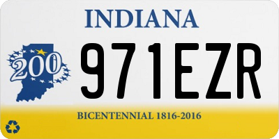 IN license plate 971EZR