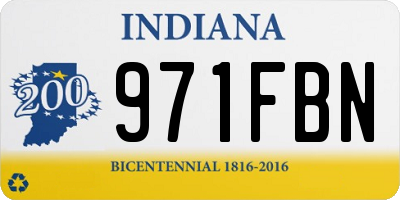 IN license plate 971FBN