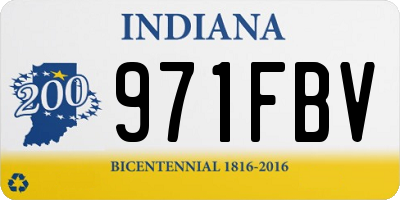 IN license plate 971FBV