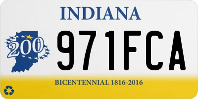 IN license plate 971FCA