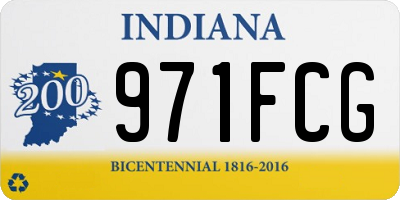 IN license plate 971FCG