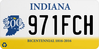 IN license plate 971FCH