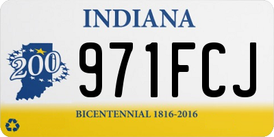 IN license plate 971FCJ