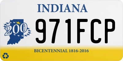 IN license plate 971FCP