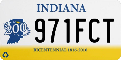 IN license plate 971FCT