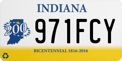 IN license plate 971FCY