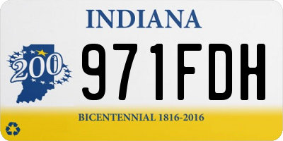 IN license plate 971FDH