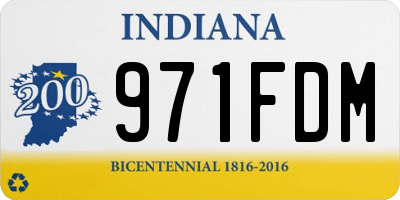IN license plate 971FDM