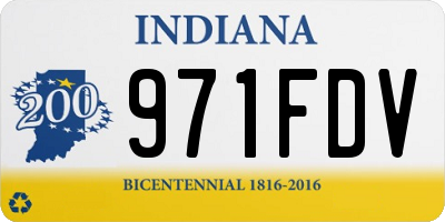 IN license plate 971FDV
