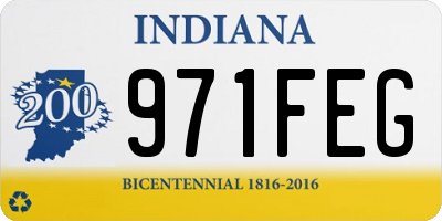 IN license plate 971FEG