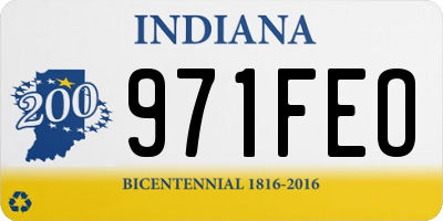 IN license plate 971FEO