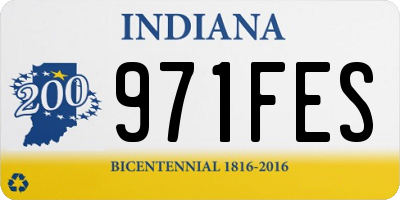 IN license plate 971FES