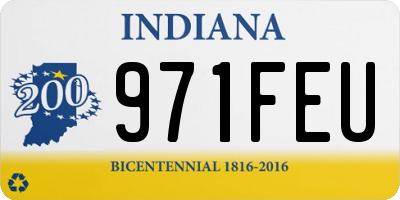 IN license plate 971FEU