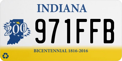 IN license plate 971FFB