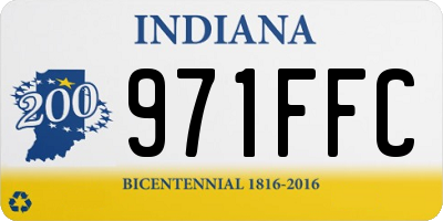 IN license plate 971FFC