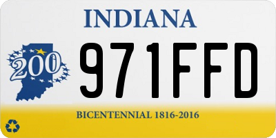 IN license plate 971FFD