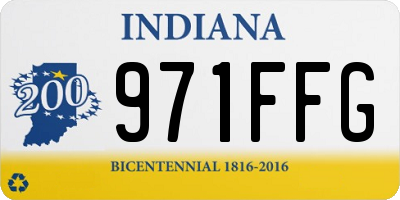 IN license plate 971FFG