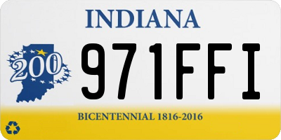 IN license plate 971FFI