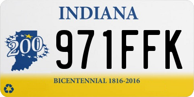 IN license plate 971FFK