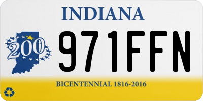 IN license plate 971FFN