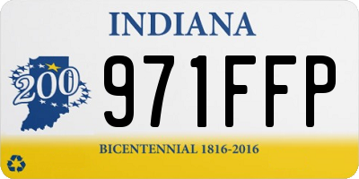 IN license plate 971FFP