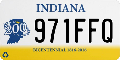 IN license plate 971FFQ