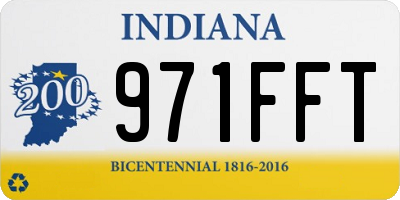 IN license plate 971FFT