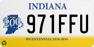 IN license plate 971FFU