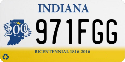 IN license plate 971FGG