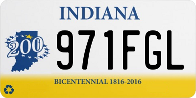 IN license plate 971FGL