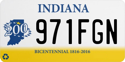 IN license plate 971FGN