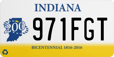 IN license plate 971FGT