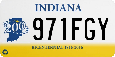 IN license plate 971FGY