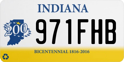 IN license plate 971FHB