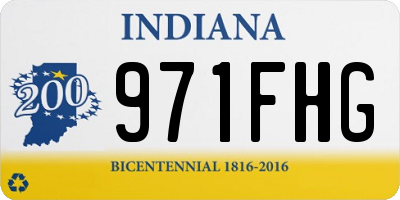 IN license plate 971FHG