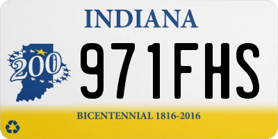 IN license plate 971FHS