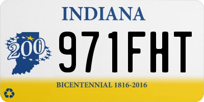IN license plate 971FHT