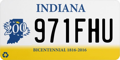 IN license plate 971FHU
