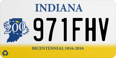 IN license plate 971FHV