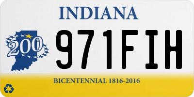 IN license plate 971FIH